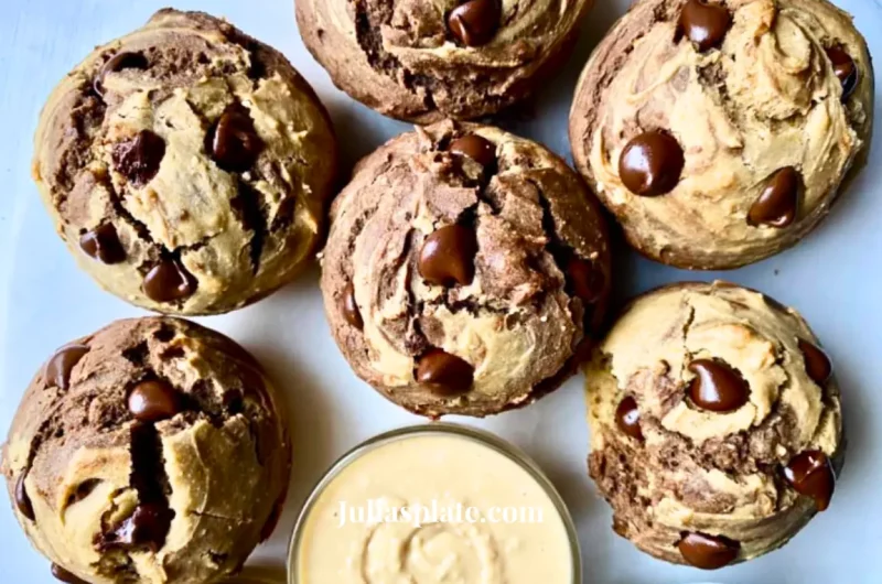 Peanut Butter Chocolate Marble Muffins with Ferris Nut Co.