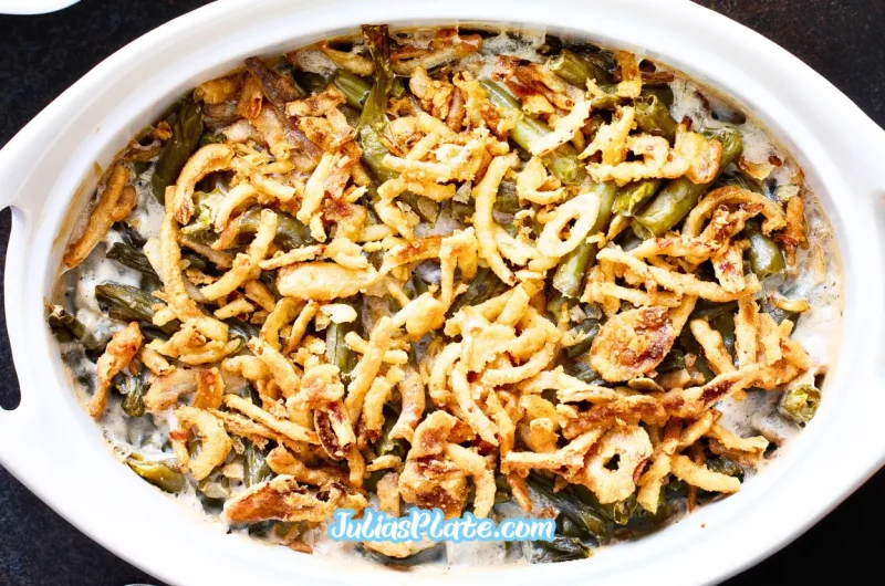 Green Bean Casserole Recipe with Worcestershire Sauce